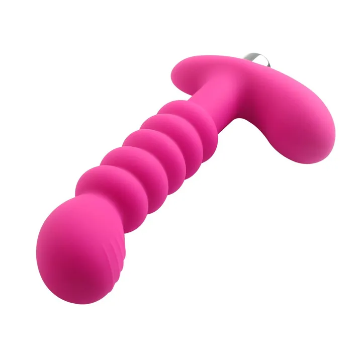 TooTimidcom Anal Maza Ringed Prostate Massager Beaded Vibrating Anal Toy