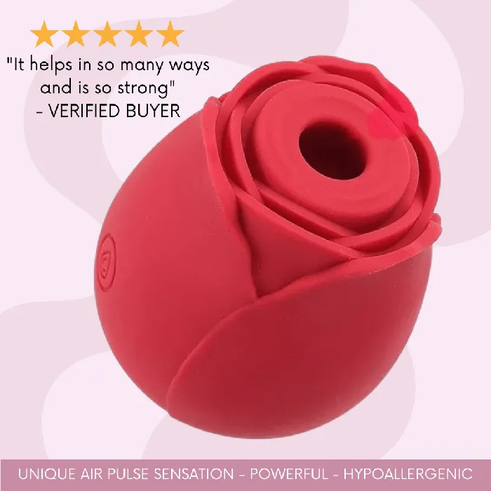 TooTimidcom Vibrators Euphoria 1 Selling Rose Sex Toy Air Pulse Stimulator