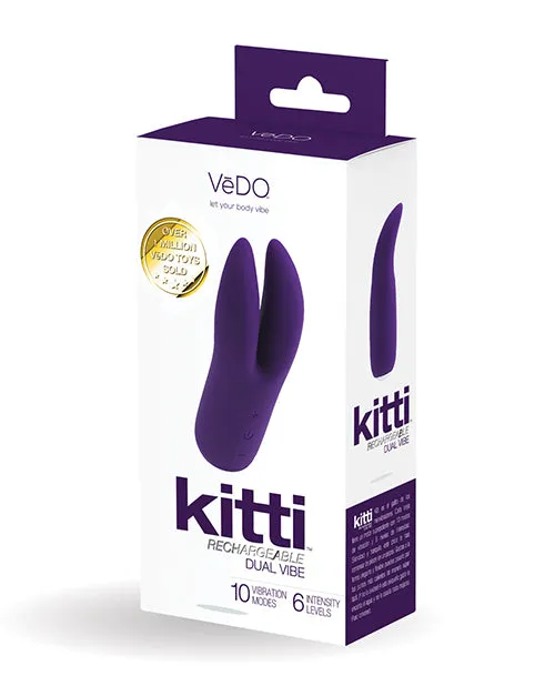 VeDO Vedo Kitti Rechargeable Dual Vibe Vibrators VeDO Vedo Kitti Rechargeable Dual Vibe Vibrators