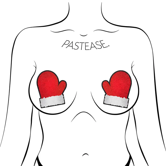 Vibrators Pastease Pastease Santa Mittens