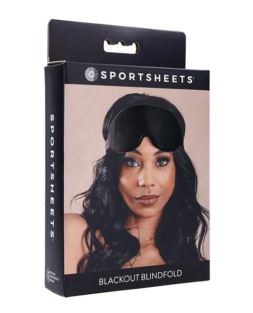Vibrators Sportsheets Saffron Blackout Memory Foam Blindfold