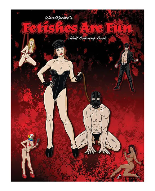 Wood Rocket Vibrators Wood Rocket Fetishes Are Fun Adult Coloring Book