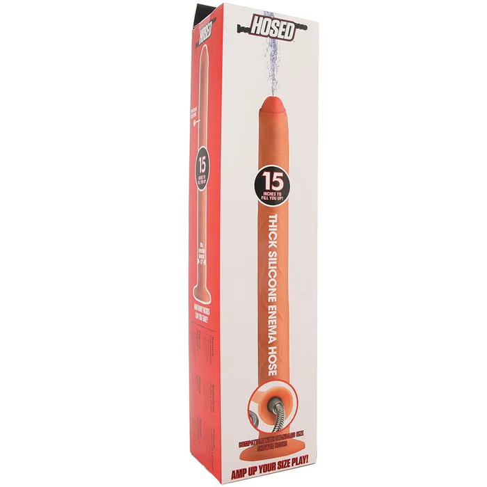 15 Inch Thick Realistic Silicone Enema Hose XR Brands Anal