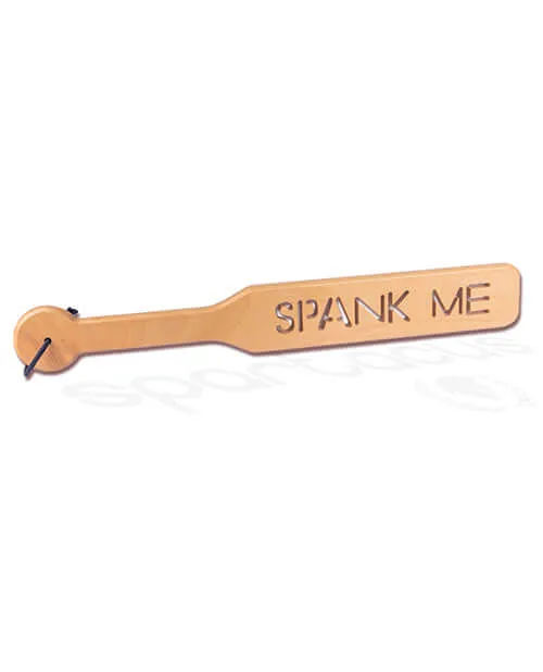 40cm Zelkova Wood Paddle with Impression Spank Me Spartacus Male Sex Toys