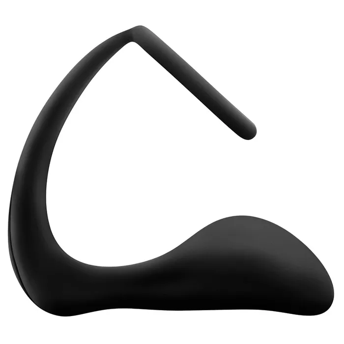 Anal Adventures Platinum Cock Ring PlugBlack BLUSH Male Sex Toys
