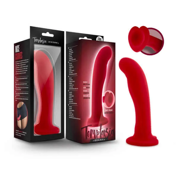Anal Blush Novelties Temptasia Jezebel Crimson Red Dildo Premium GSpot and Prostate Massager Anal Blush Novelties Temptasia Jezebel Crimson Red Dildo Premium GSpot and Prostate Massager
