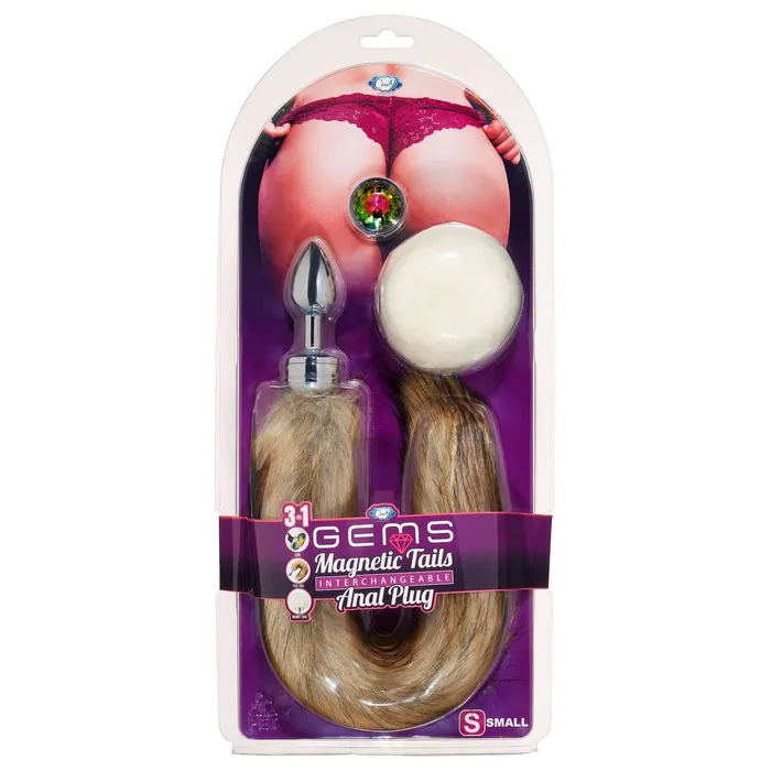 Anal Cloud 9 Novelties Cloud 9 Magnetic Tails Kit Small Anal Gems Line