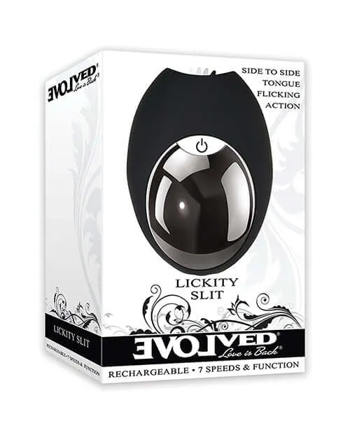 Anal Evolved Novelties Lickity Slit Oral Massager Black