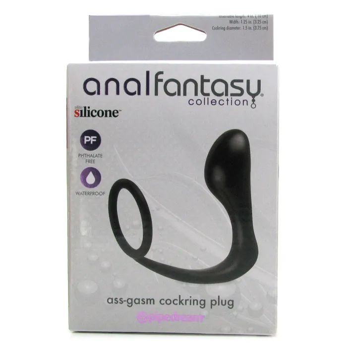 Anal Fantasy AssGasm Cock Ring Plug Pipedream Male Sex Toys Anal Fantasy AssGasm Cock Ring Plug Pipedream Male Sex Toys