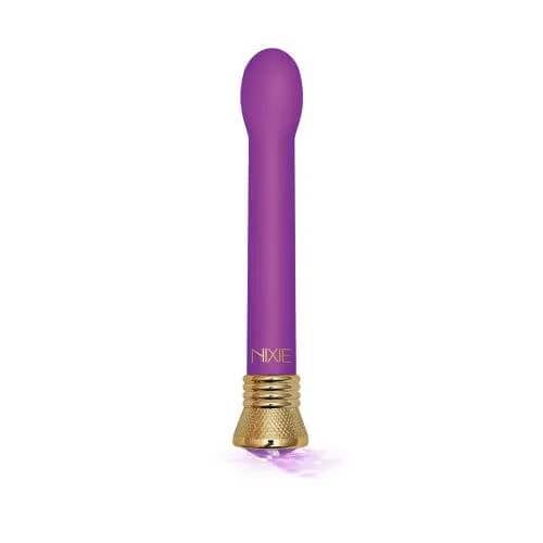 Anal Global Novelties Nixie Jewel Satin Bulb Vibe Amethyst