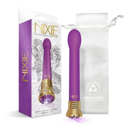 Anal Global Novelties Nixie Jewel Satin Bulb Vibe Amethyst