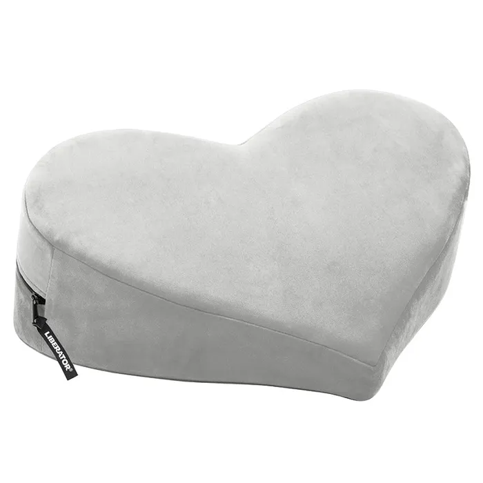 Anal LIBERATOR Liberator Heart Wedge MicroVelvetGrey