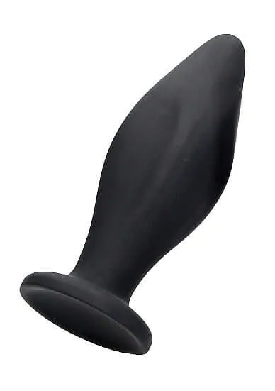 Anal Ouch Premium Silicone Butt Plug in Black PrecisionDesigned for Ultimate Pleasure by Shots Toys SHOTS AMERICA