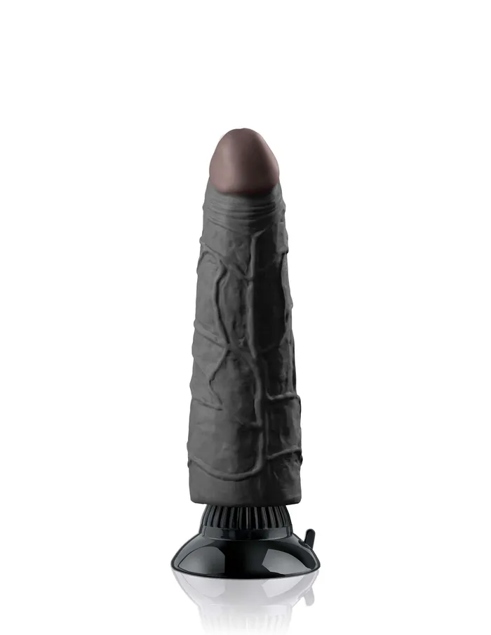 Anal Pipedream Products Real Feel Deluxe No 3 7Inch Realistic Vibrator with Suction Cup Base
