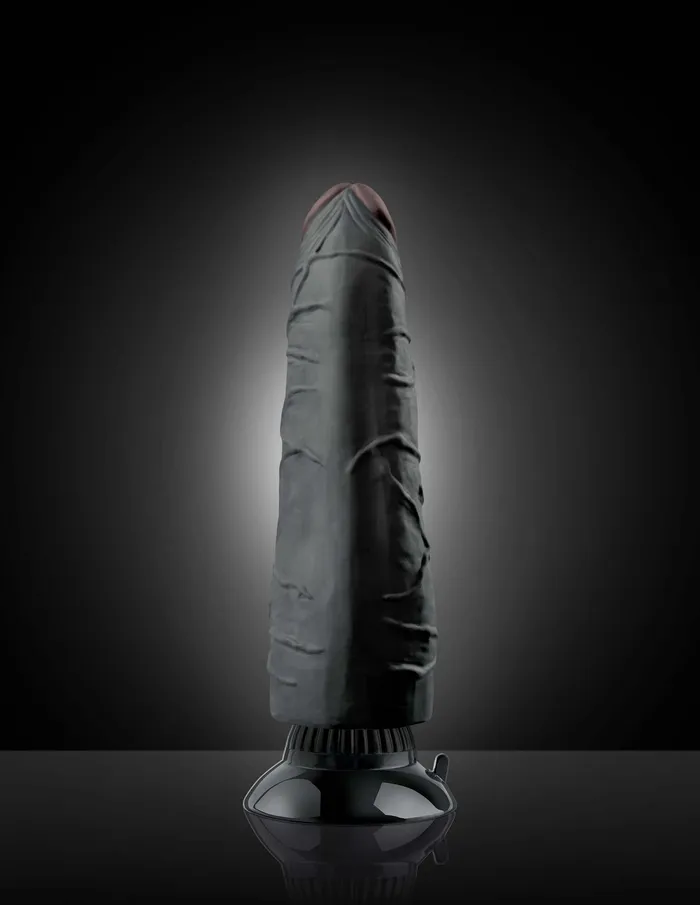 Anal Pipedream Products Real Feel Deluxe No 3 7Inch Realistic Vibrator with Suction Cup Base