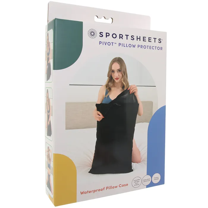 Anal Sportsheets Pivot Pillow Protector in Black