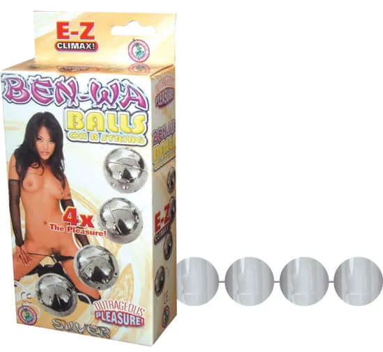 Ben Wa Balls On A String Silver Nasstoys Dildos