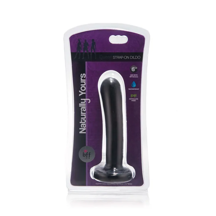 Best Friends Forever BFF Queen Strap On Dildo Black 6 inches SI Novelties Dildos Best Friends Forever BFF Queen Strap On Dildo Black 6 inches SI Novelties Dildos