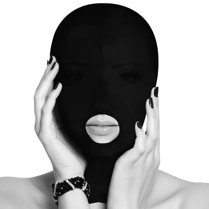 Black White Open Mouth Submission Mask Shots Toys Anal