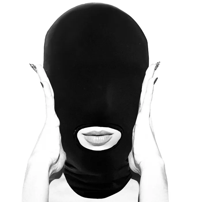 Black White Open Mouth Submission Mask Shots Toys Anal Black White Open Mouth Submission Mask Shots Toys Anal