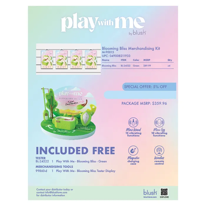 BLUSH Couples Play With Me Blooming Bliss Merchandising Kit