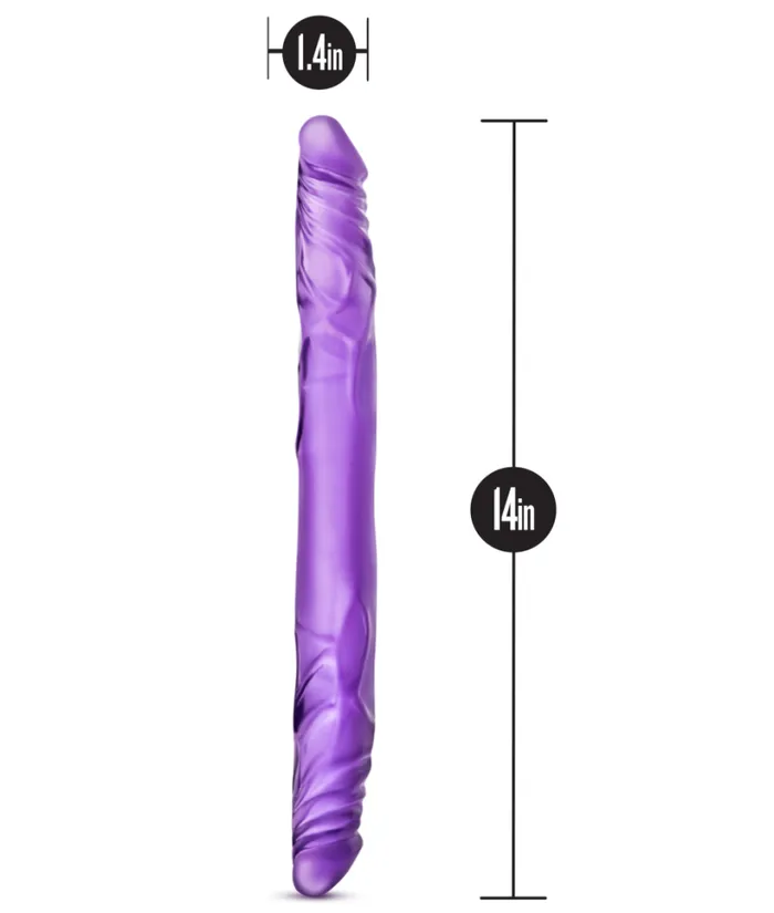 Blush Dildos B Yours By Blush Purple 14Inch Long Dildo