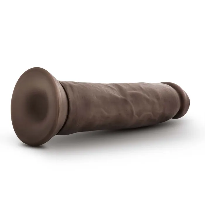 Blush Dildos Dr Skin Plus By Blush Realistic Chocolate 925Inch Long Soft Yet Erect Posable Dildo With Suction Cup Base