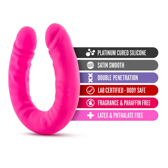 Blush Dildos Ruse By Blush GSpot Hot Pink 18Inch Long Dildo