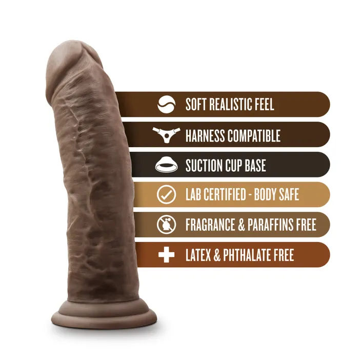 Blush Dr Skin By Blush Realistic Chocolate 8Inch Long Dildo With Suction Cup Base Dildos Blush Dr Skin By Blush Realistic Chocolate 8Inch Long Dildo With Suction Cup Base Dildos