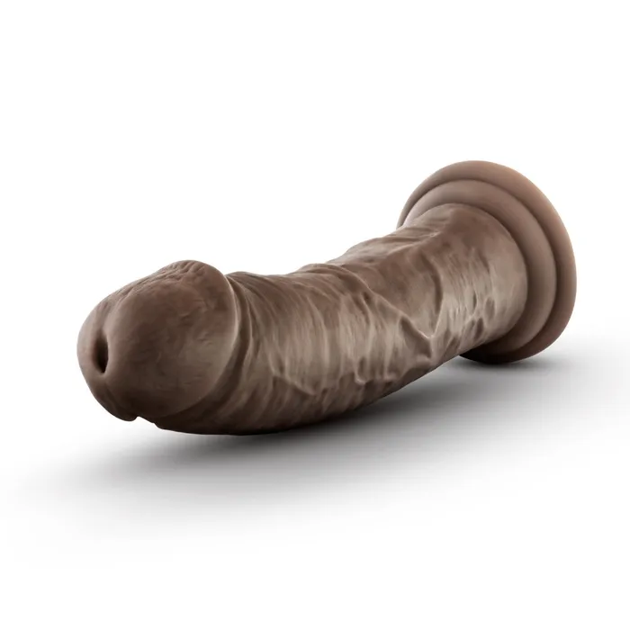 Blush Dr Skin By Blush Realistic Chocolate 8Inch Long Dildo With Suction Cup Base Dildos