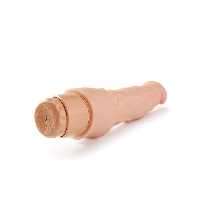 Blush Vibrators Dr Skin By Blush Cock Vibe 4 Realistic Beige 8Inch Long Vibrating Dildo