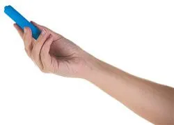 BMS Enterprises Vibrators Power Bullet 35 inches Extended Breeze 3 Speed Bullet Teal Blue