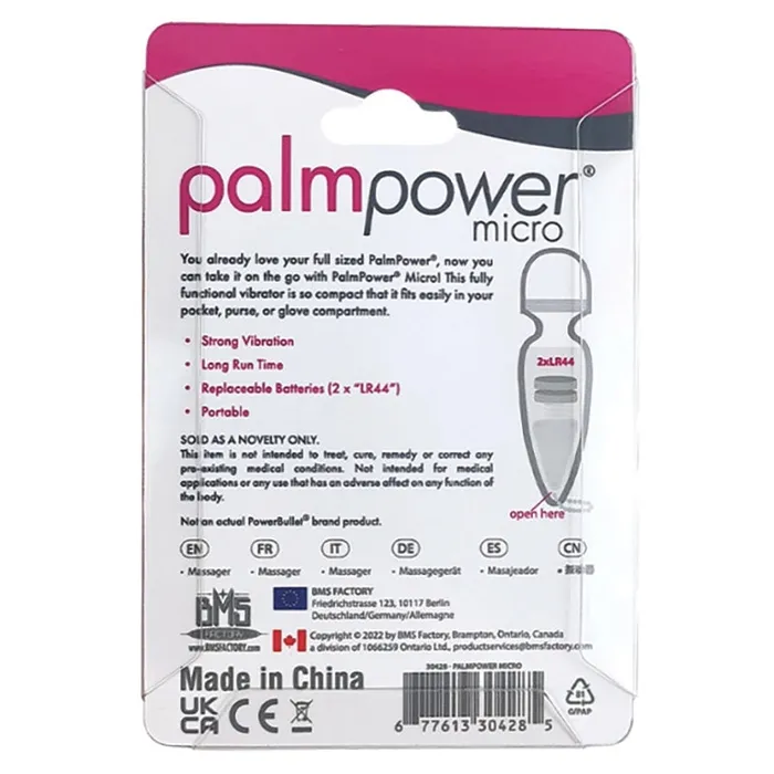 BMS Female Sex Toys PalmPower Micro Massager