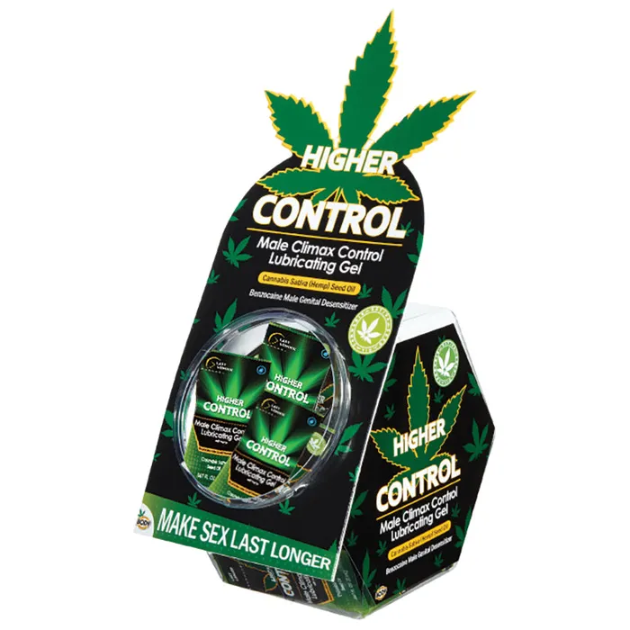 BODY ACTION Higher Control Male Climax Control Gel Foil Display of 50 Male Sex Toys BODY ACTION Higher Control Male Climax Control Gel Foil Display of 50 Male Sex Toys