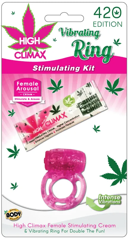 Body Action Products High Climax Vibrating Ring Stimulating Kit Couples
