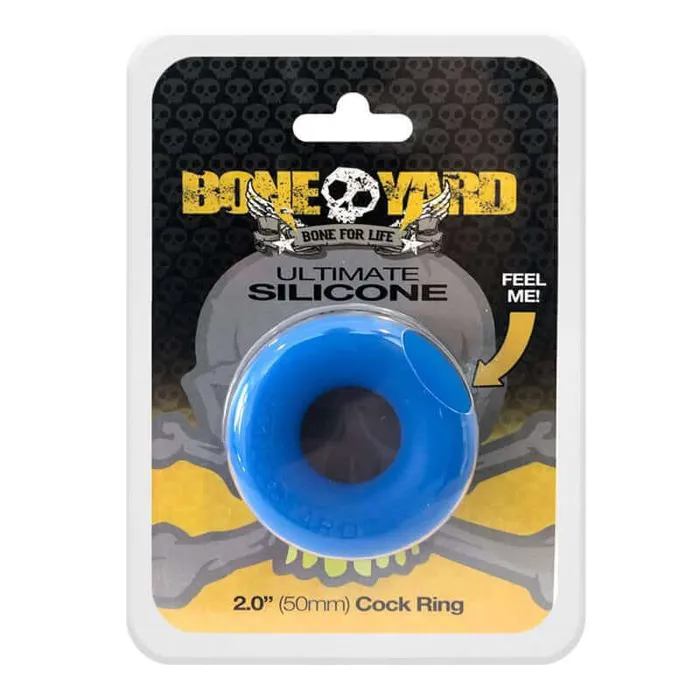 Boneyard Ultimate Silicone Cock Ring Blue Rascal Toys Male Sex Toys