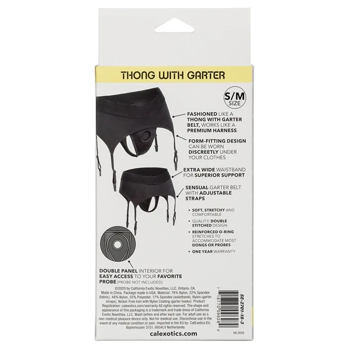 CAL EXOTICS Boundless Thong with GarterSM Male Sex Toys