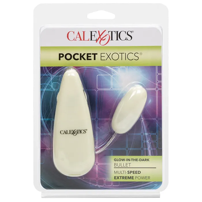 CAL EXOTICS Female Sex Toys Pocket Exotics Glowing BulletGITD
