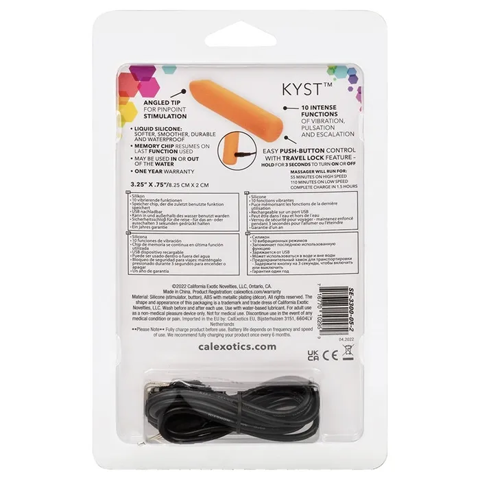 CAL EXOTICS Kyst FlingOrange Vibrators