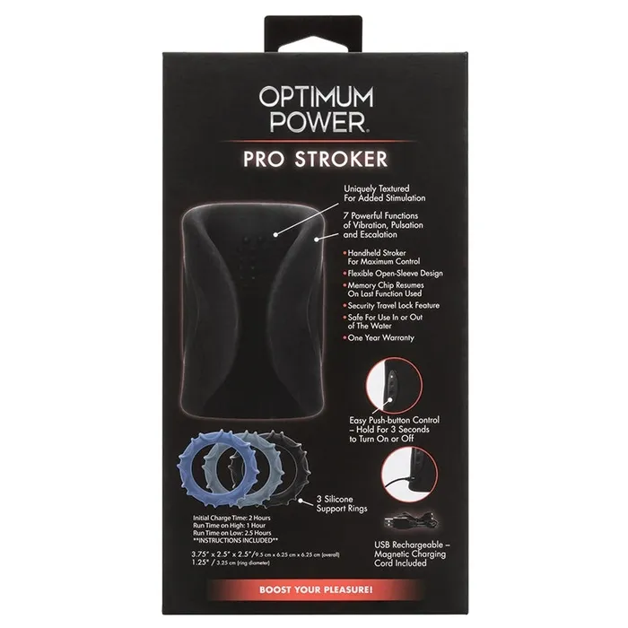 CAL EXOTICS Male Sex Toys Optimum Power Pro Stroker