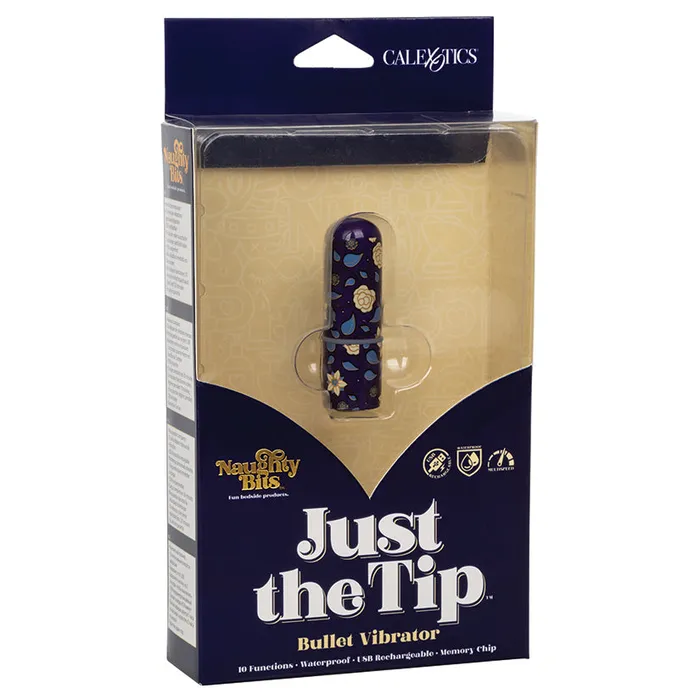 CAL EXOTICS Naughty Bits Just the Tip Bullet Vibrator Female Sex Toys