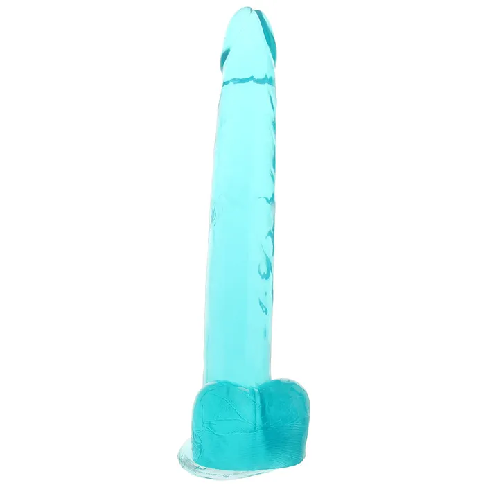 CalExotics Dildos Size Queen 12 Inch Jelly Dildo in Blue CalExotics Dildos Size Queen 12 Inch Jelly Dildo in Blue