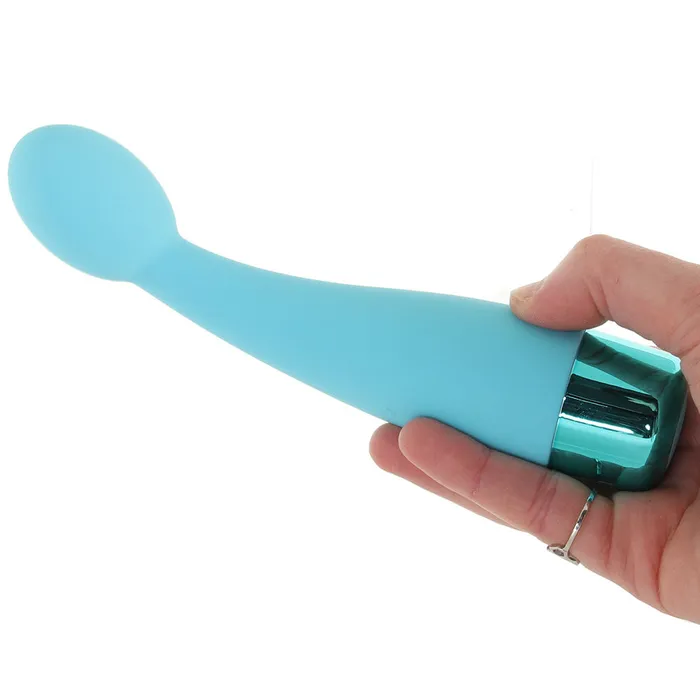 CalExotics Eden Silicone Tulip Vibe in Teal Vibrators CalExotics Eden Silicone Tulip Vibe in Teal Vibrators