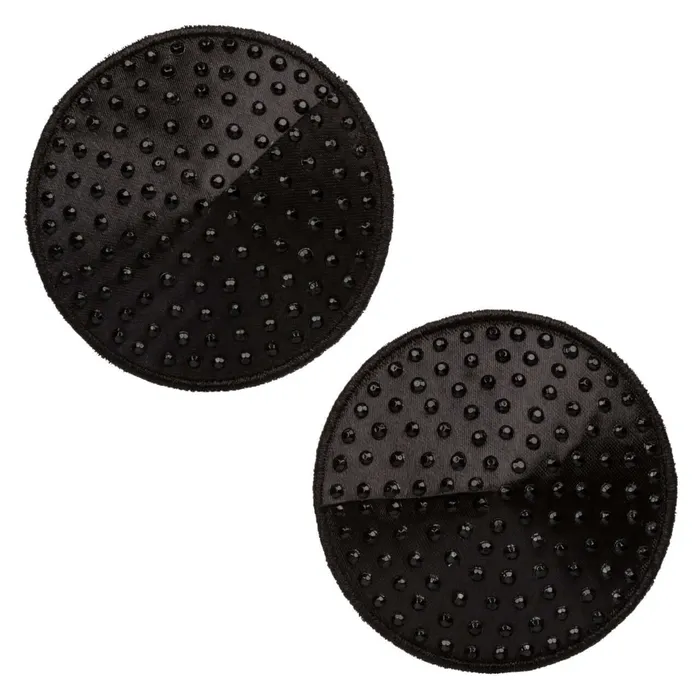 California Exotic Novelties Anal Radiance Round Gem Pasties Black