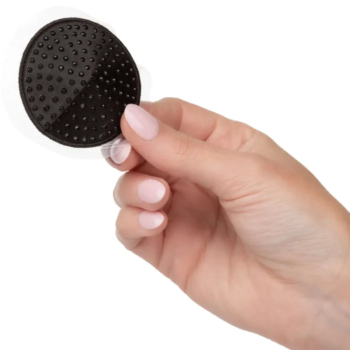 California Exotic Novelties Anal Radiance Round Gem Pasties Black