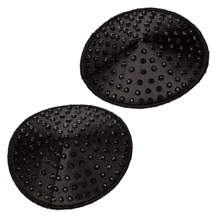 California Exotic Novelties Anal Radiance Round Gem Pasties Black