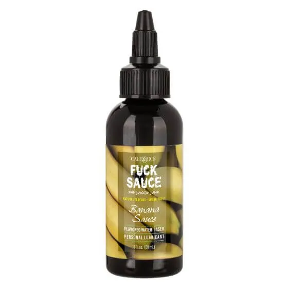 California Exotic Novelties Fuck Sauce Flavored Water Based Lubricant Banana 2 Oz Lubricants
