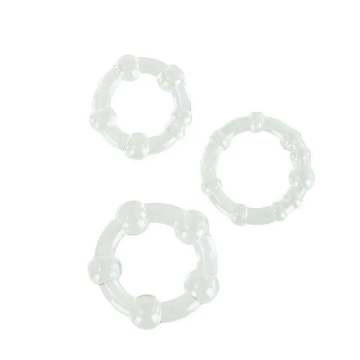 California Exotic Novelties Island Rings Clear Dildos