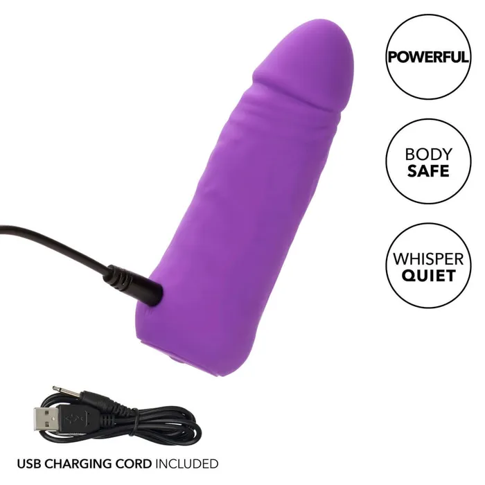 California Exotic Novelties Vibrators Mini Vibrating Studs Purple Compact Powerful 425 Silicone Vibe