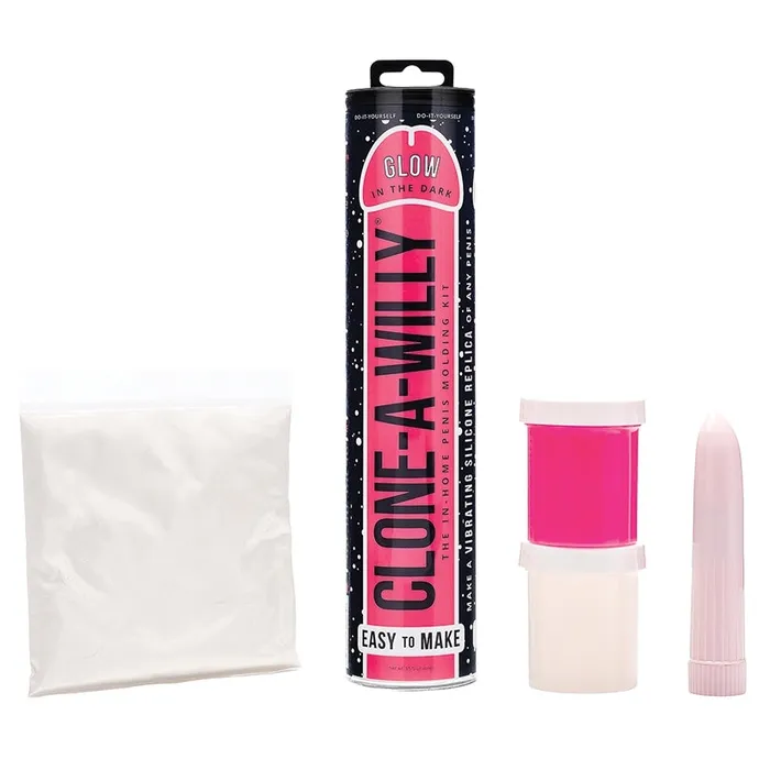 CloneAWilly Glow In The Dark Vibe KitPink EMPIRE LABS Vibrators